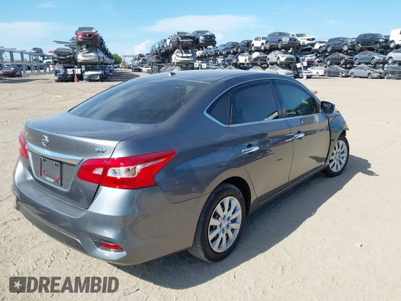2017 Nissan Sentra SV with VIN 3N1AB7AP9HL673163, listed as a IAAI auction lot 41936878 with 94,608 mi miles and . Bid and sale history available at DreamBid. Image 4.