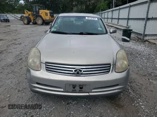 2004 Infiniti G35 w/Leather with VIN JNKCV51F24M716832, listed as a Copart auction lot 66197834 with 135,180 mi miles and Clean Title. Bid and sale history available at DreamBid. Image 5.