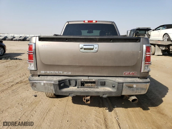 2012 GMC Sierra 1500 SLE with VIN 3GTP2VE26CG256269, listed as a Copart auction lot 75655494 with 135,392 mi miles and Salvage Title. Bid and sale history available at carsss.com. Image 6.