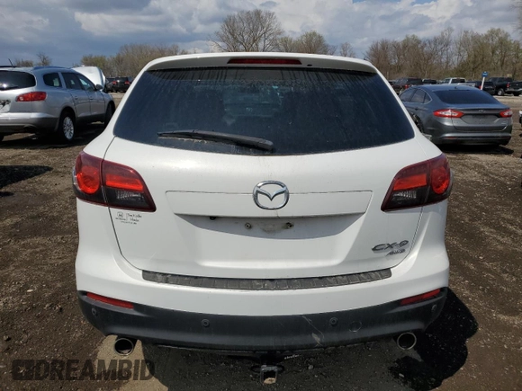 2015 Mazda CX-9 Touring with VIN JM3TB3CA4F0463059, listed as a Copart auction lot 51910005 with 120,164 mi miles and Salvage Title. Bid and sale history available at carsss.com. Image 6.