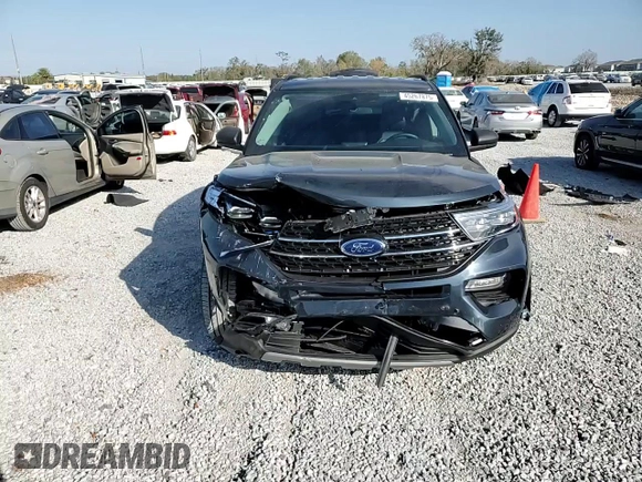 2024 Ford Explorer XLT with VIN 1FMSK7DH0RGA34287, listed as a Copart auction lot 46893315 with 7,131 mi miles and Salvage Title. Bid and sale history available at carsss.com. Image 11.