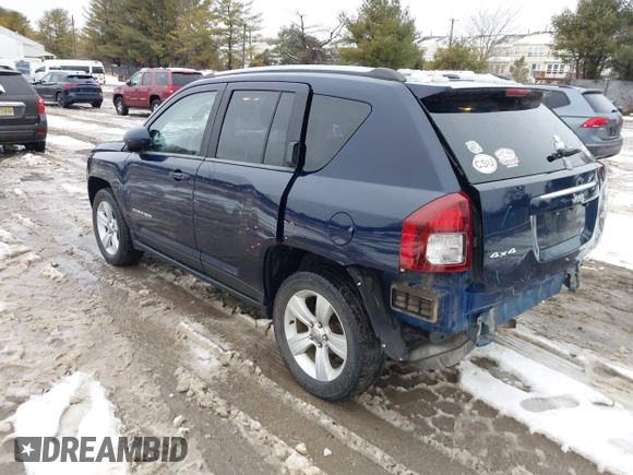 2017 Jeep Compass High Altitude with VIN 1C4NJDEB2HD171664, listed as a IAAI auction lot 41564923 with 75,359 mi miles and . Bid and sale history available at DreamBid. Image 3.
