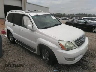 2007 Lexus GX with VIN JTJBT20X470134624, listed as a IAAI auction lot 36061408 with 331,100 mi miles. Bid and sale history available at carsss.com. Image 1.