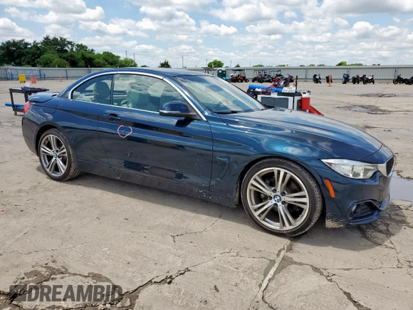 2017 BMW 4 Series 430i z VIN WBA4U7C37H5H20043, wystawiony jako Copart lot #57810165 z przebiegiem 63 419 mil mil oraz Szkoda całkowita • Salvage title. Historia ofert i sprzedaży dostępna na DreamBid. Obrazek 4.
