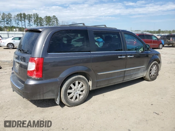 2015 Chrysler Town & Country Touring with VIN 2C4RC1BG0FR562039, listed as a Copart auction lot 46063525 with 181,458 mi miles and Salvage Title. Bid and sale history available at carsss.com. Image 3.