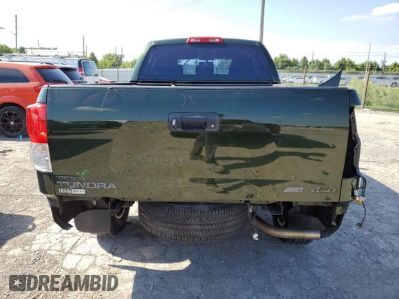 2010 Toyota Tundra 4WD Truck with VIN 5TFUW5F10AX107412, listed as a Copart auction lot 65581734 with 120,120 mi miles and Salvage Title. Bid and sale history available at carsss.com. Image 6.