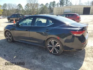 2022 Nissan Sentra SR with VIN 3N1AB8DV9NY319397, listed as a Copart auction lot 46607735 with 17,472 mi miles and Salvage Title. Bid and sale history available at carsss.com. Image 2.