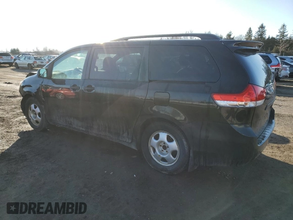 2011 Toyota Sienna with VIN 5TDZK3DC6BS025332, listed as a Copart auction lot 48283815 with 278,252 mi miles and Salvage Title. Bid and sale history available at carsss.com. Image 2.