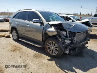 2015 Kia Sorento EX with VIN 5XYKU4A7XFG632362, listed as a Copart auction lot 48212845 with 111,200 mi miles and Salvage Title. Bid and sale history available at carsss.com. Image 4.