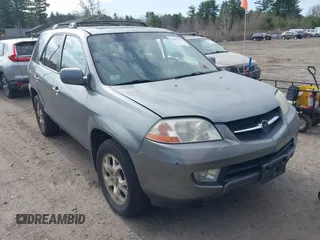 2001 Acura MDX Touring Pkg with VIN 2HNYD18621H512128, listed as a IAAI auction lot 42081783 with 215,151 mi miles. Bid and sale history available at carsss.com. Image 1.