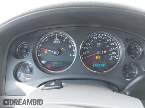 2007 Chevrolet Tahoe LT with VIN 1GNFC13J47R115676, listed as a IAAI auction lot 42758017 with 269,832 mi miles and . Bid and sale history available at DreamBid. Image 7.