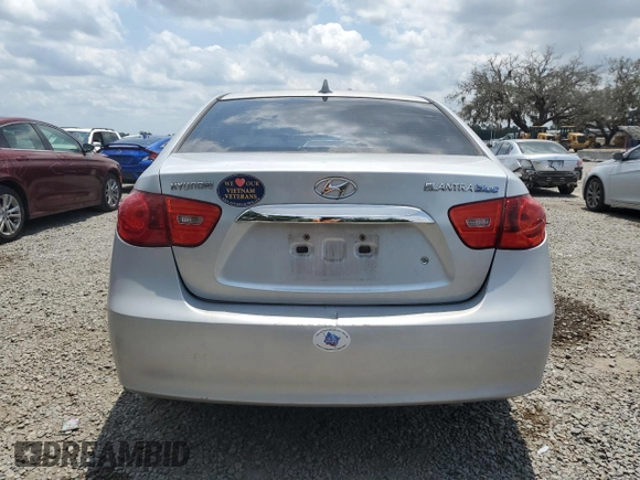 2010 Hyundai Elantra GLS with VIN KMHDU4AD4AU050694, listed as a Copart auction lot 57463205 with 125,228 mi miles and Salvage title. Bid and sale history available at DreamBid. Image 6.