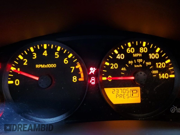 2021 Nissan Frontier S with VIN 1N6ED0CEXMN702835, listed as a Copart auction lot 43705415 with 23,705 mi miles and Salvage title. Bid and sale history available at DreamBid. Image 9.