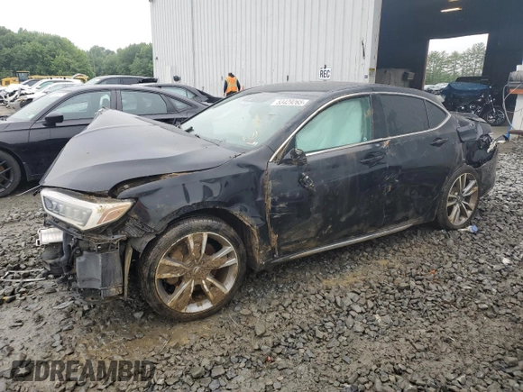 2020 Acura TLX Technology z VIN 19UUB2F47LA000479, wystawiony jako Copart lot #53429265 z przebiegiem Nie podano mil oraz Szkoda całkowita • Salvage title. Historia ofert i sprzedaży dostępna na DreamBid. Obrazek 1.