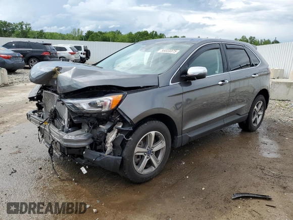 2022 Ford Edge SEL z VIN 2FMPK4J95NBB00058, wystawiony jako Copart lot #56833375 z przebiegiem 45 151 mil mil oraz Nie do naprawy • Non repairable. Historia ofert i sprzedaży dostępna na DreamBid. Obrazek 1.