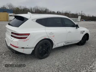 2021 Genesis GV80 with VIN KMUHCESC3MU063670, listed as a Copart auction lot 52118905 with 72,696 mi miles and Salvage Title. Bid and sale history available at DreamBid. Image 3.