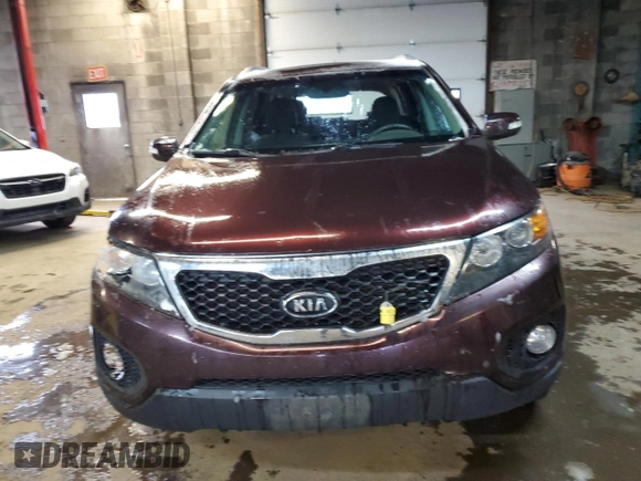 2011 Kia Sorento LX with VIN 5XYKT3A29BG139221, listed as a Copart auction lot 81924054 with 156,550 mi miles and Clean Title. Bid and sale history available at DreamBid. Image 5.