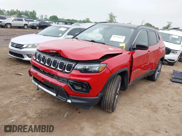 2023 Jeep Compass (RED) Edition с VIN 3C4NJDCN7PT531789, выставлен на аукционе IAAI как лот 42374121 с пробегом 22 808 миль миль и . История ставок и продаж доступна на DreamBid. Изображение 17.