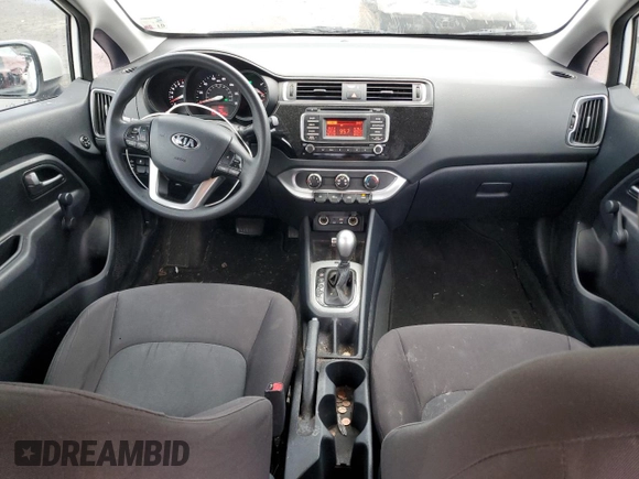 2016 Kia Rio LX with VIN KNADM4A35G6621955, listed as a Copart auction lot 47603935 with 73,766 mi miles and Salvage Title. Bid and sale history available at carsss.com. Image 8.