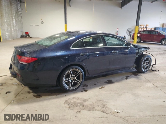 2019 Mercedes-Benz CLS with VIN WDD2J5KB7KA031427, listed as a Copart auction lot 75263124 with 80,592 mi miles and Salvage Title. Bid and sale history available at carsss.com. Image 3.