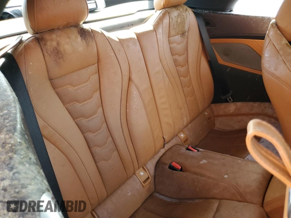 2019 BMW 8 Series M850i xDrive with VIN WBAFY4C53KBX29650, listed as a Copart auction lot 74467184 with Not provided miles and Salvage title. Bid and sale history available at DreamBid. Image 11.