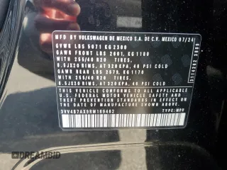 2024 Volkswagen Tiguan SEL R-Line с VIN 3VV4B7AX9RM169462, выставлен на аукционе Copart как лот 59435985 с пробегом 11 321 миль миль и Списание • Salvage title. История ставок и продаж доступна на DreamBid. Изображение 14.