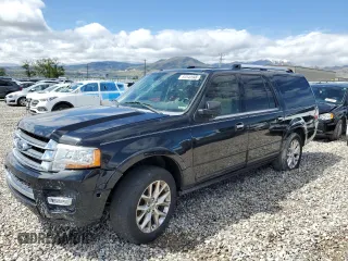 2015 Ford Expedition Max Limited z VIN 1FMJK1KTXFEF08494, wystawiony jako Copart lot #53540905 z przebiegiem 163 326 mil mil oraz Czysty tytuł • Clean title. Historia ofert i sprzedaży dostępna na DreamBid. Obrazek 1.
