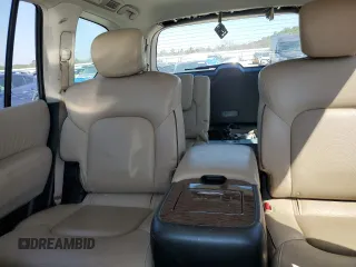 2017 Nissan Armada Platinum with VIN JN8AY2NE2H9707853, listed as a Copart auction lot 46654655 with 69,106 mi miles and Clean Title. Bid and sale history available at carsss.com. Image 10.