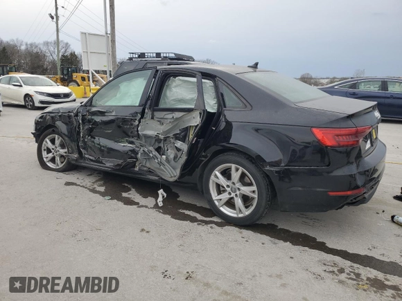 2018 Audi A4 Premium with VIN WAUKMAF40JA115039, listed as a Copart auction lot 47792475 with 0 mi miles and Salvage Title. Bid and sale history available at carsss.com. Image 2.