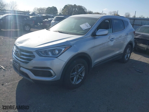 2018 Hyundai Santa Fe Sport 2.4L with VIN 5XYZT3LB2JG555802, listed as a IAAI auction lot 41834943 with 83,916 mi miles. Bid and sale history available at carsss.com. Image 20.