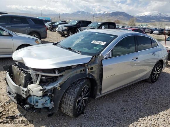 2018 Chevrolet Malibu LT with VIN 1G1ZD5ST5JF175710, listed as a Copart auction lot 50984855 with 121,373 mi miles and Salvage Title. Bid and sale history available at carsss.com. Image 1.