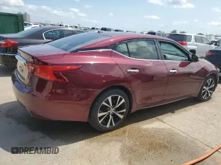 2018 Nissan Maxima S with VIN 1N4AA6AP6JC397820, listed as a Copart auction lot 54535485 with 56,676 mi miles and Salvage Title. Bid and sale history available at DreamBid. Image 3.