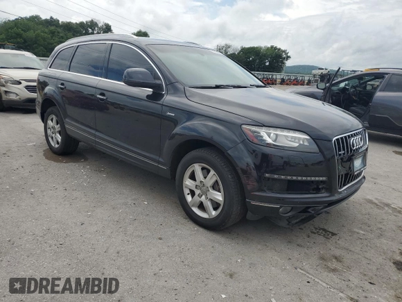 2015 Audi Q7 Premium with VIN WA1CGAFE8FD015410, listed as a Copart auction lot 60880285 with 95,336 mi miles and Salvage title. Bid and sale history available at DreamBid. Image 4.