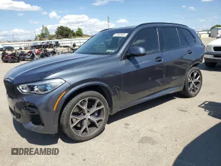 2022 BMW X5 M50i z VIN 5UXJU4C07N9M75092, wystawiony jako Copart lot #57682485 z przebiegiem 8 786 mil mil oraz Szkoda całkowita • Salvage title. Historia ofert i sprzedaży dostępna na DreamBid. Obrazek 1.