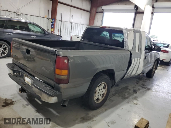 2001 Chevrolet Silverado 1500 LS with VIN 2GCEC19T911170282, listed as a Copart auction lot 55807415 with Not Provided miles and Salvage Title. Bid and sale history available at DreamBid. Image 3.