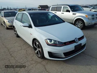 2017 Volkswagen Golf GTI S with VIN 3VW547AU4HM035425, listed as a IAAI auction lot 41529243 with 139,404 mi miles. Bid and sale history available at carsss.com. Image 1.