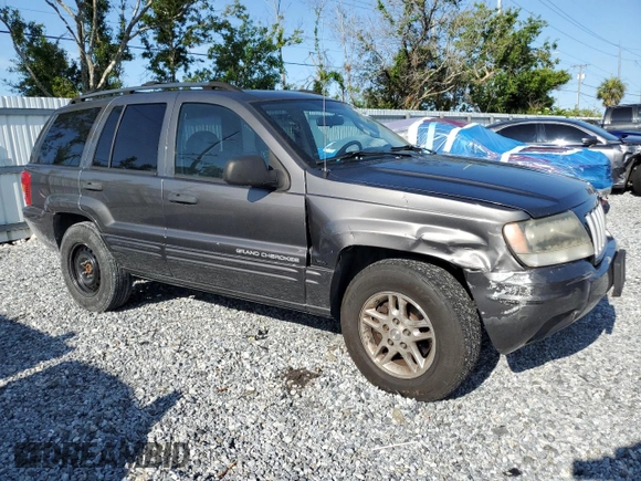 2004 Jeep Grand Cherokee Laredo z VIN 1J4GW48S14C350441, wystawiony jako Copart lot #59434415 z przebiegiem 78 449 mil mil oraz Czysty tytuł • Clean title. Historia ofert i sprzedaży dostępna na DreamBid. Obrazek 4.