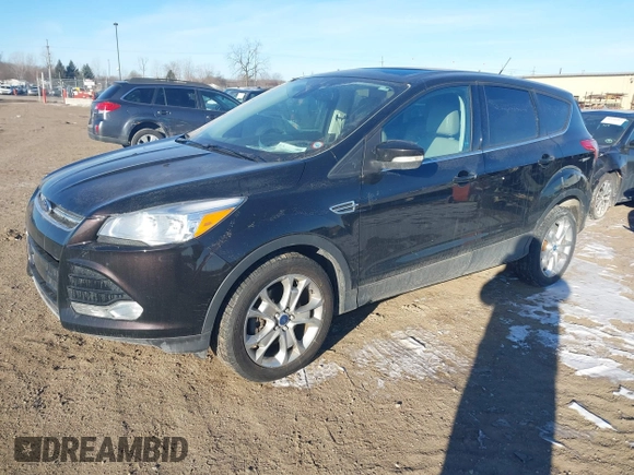 2013 Ford Escape SEL with VIN 1FMCU9HX5DUB53507, listed as a IAAI auction lot 41430216 with 106,643 mi miles. Bid and sale history available at carsss.com. Image 2.