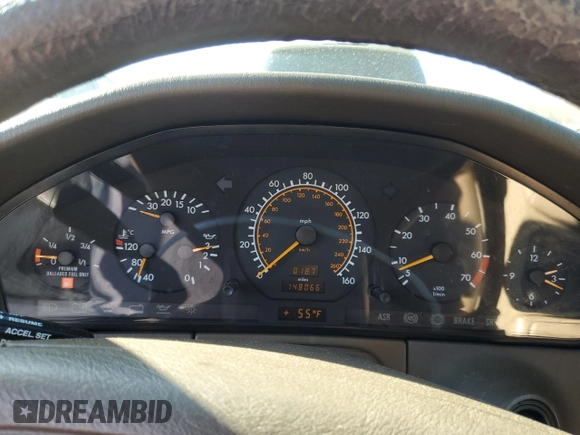 1995 Mercedes-Benz S with VIN WDBGA51E3SA273738, listed as a Copart auction lot 49763925 with 148,066 mi miles and Clean Title. Bid and sale history available at DreamBid. Image 9.
