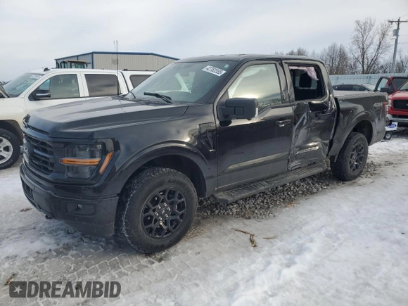 2024 Ford F-150 XLT with VIN 1FTEW3LP3RKD58953, listed as a Copart auction lot 42763555 with 5,195 mi miles and Clean Title. Bid and sale history available at carsss.com. Image 1.
