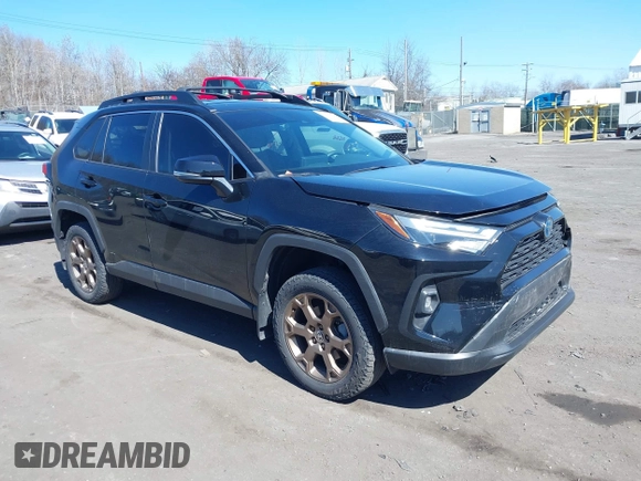 2023 Toyota RAV4 Hybrid XLE with VIN 2T3UWRFV6PW184454, listed as a IAAI auction lot 41903018 with 24,632 mi miles. Bid and sale history available at carsss.com. Image 1.