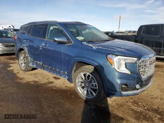 2024 GMC Terrain Denali with VIN 3GKALXEG9RL263117, listed as a Copart auction lot 41989835 with 5,341 mi miles and Salvage Title. Bid and sale history available at carsss.com. Image 4.