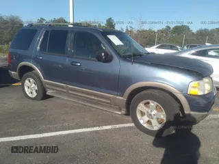 2003 Ford Explorer Eddie Bauer with VIN 1FMZU74W23UC29727, listed as a IAAI auction lot 41211948 with 141,850 mi miles and . Bid and sale history available at DreamBid. Image 1.