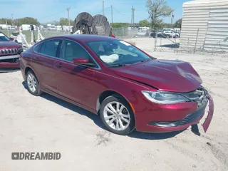 2017 Chrysler 200 Touring with VIN 1C3CCCFB0HN508745, listed as a IAAI auction lot 41699083 with 109,324 mi miles. Bid and sale history available at carsss.com. Image 1.