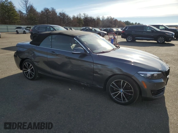 2020 BMW 2 Series 230i xDrive with VIN WBA2K1C05L7E82304, listed as a Copart auction lot 82746333 with 33,033 mi miles. Bid and sale history available at carsss.com. Image 4.