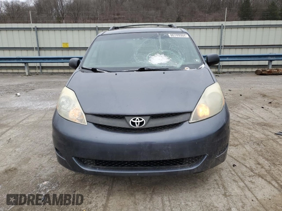 2006 Toyota Sienna CE with VIN 5TDZA23C06S549175, listed as a Copart auction lot 86749564 with 209,054 mi miles and Salvage Title. Bid and sale history available at carsss.com. Image 5.