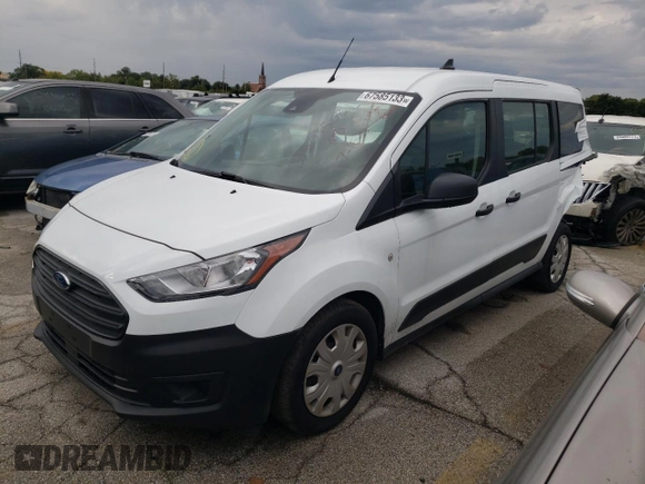 2022 Ford Transit Connect XL z VIN NM0GE9E29N1524891, wystawiony jako Copart lot #67585133 z przebiegiem 7 025 mil mil oraz . Historia ofert i sprzedaży dostępna na DreamBid. Obrazek 1.