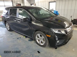 2019 Honda Odyssey EX-L z VIN 5FNRL6H75KB095341, wystawiony jako Copart lot #56563125 z przebiegiem 33 803 mil mil oraz Szkody całkowita. Historia ofert i sprzedaży dostępna na DreamBid. Obrazek 4.