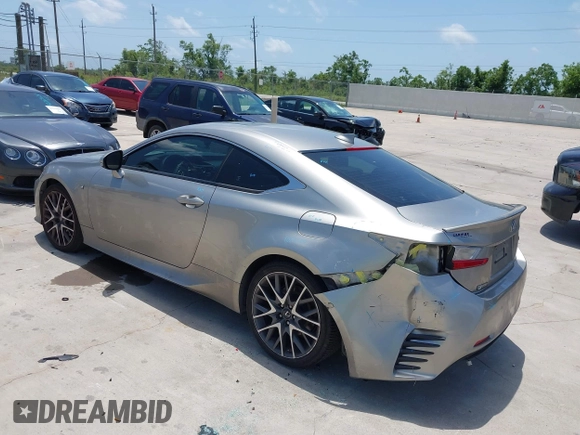 2016 Lexus RC 200t F Sport with VIN JTHHA5BC6G5003632, listed as a IAAI auction lot 42280210 with 173,322 mi miles and . Bid and sale history available at DreamBid. Image 3.