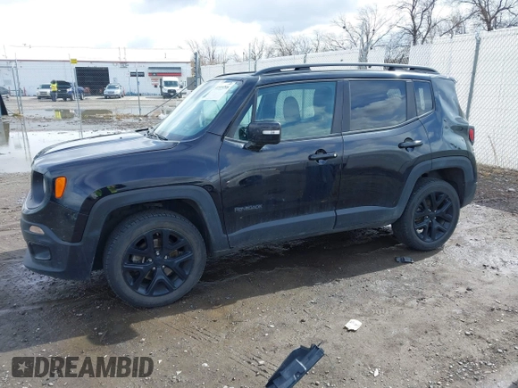 2016 Jeep Renegade Latitude with VIN ZACCJBBTXGPD27023, listed as a IAAI auction lot 41919208 with 103,890 mi miles. Bid and sale history available at carsss.com. Image 2.